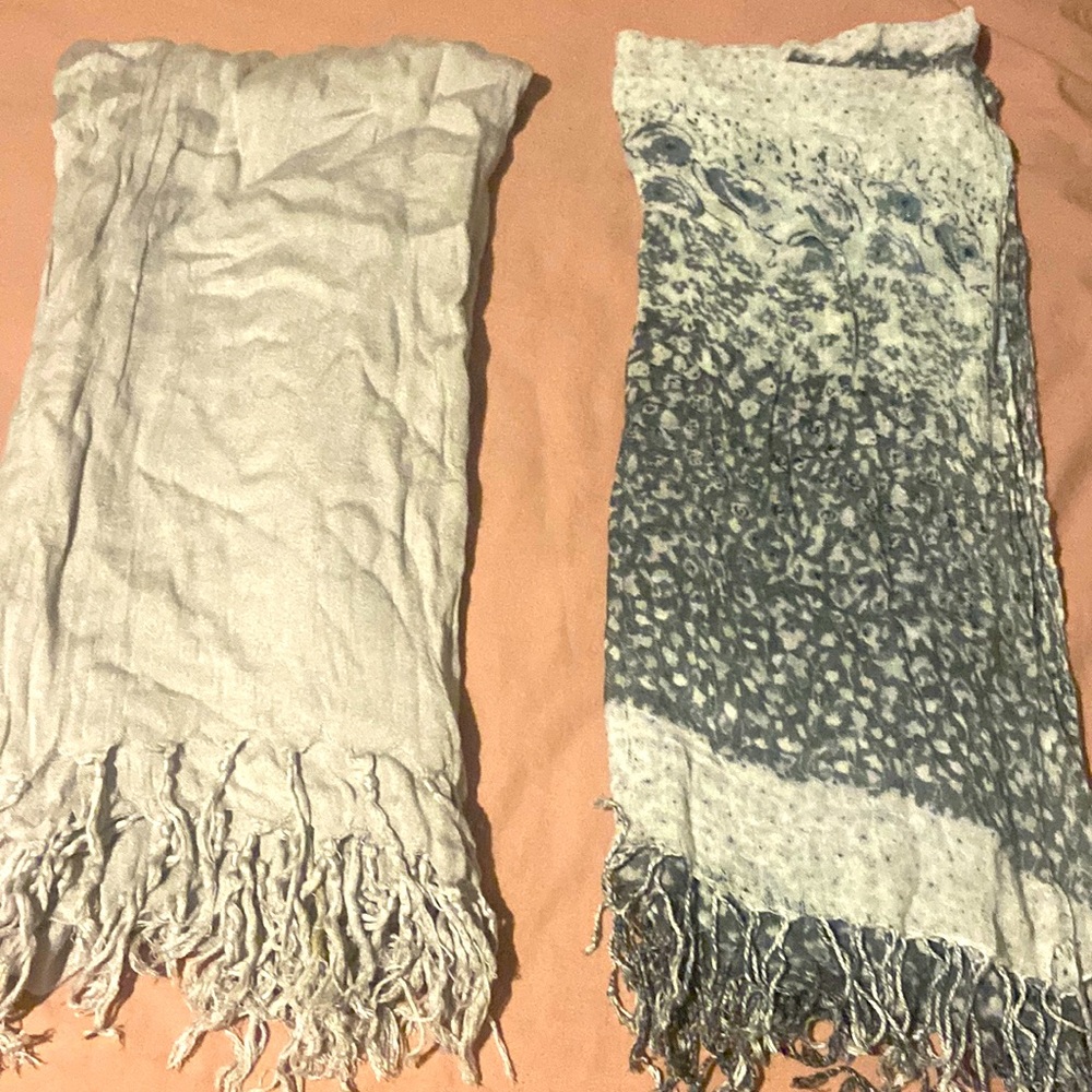 Two Forever 21 Scarves